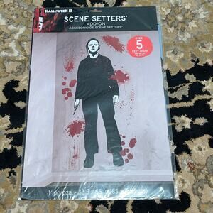 HALLOWEEN II MICHAEL MYERS SCENE SETTERS HALLOWEEN DECORATION NEW